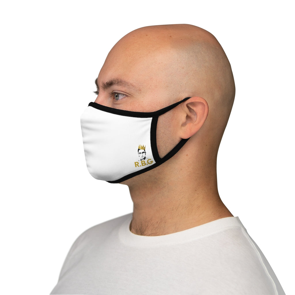 Be The Change You Wish To See In The World Fitted Polyester Face Mask