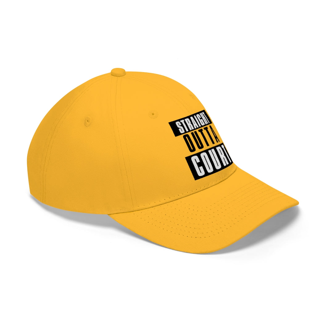 Straight Outta Court Unisex Twill Hat
