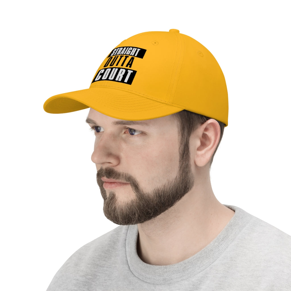 Straight Outta Court Unisex Twill Hat