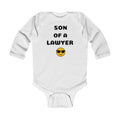 Son Of A Lawyer Infant Long Sleeve Bodysuit