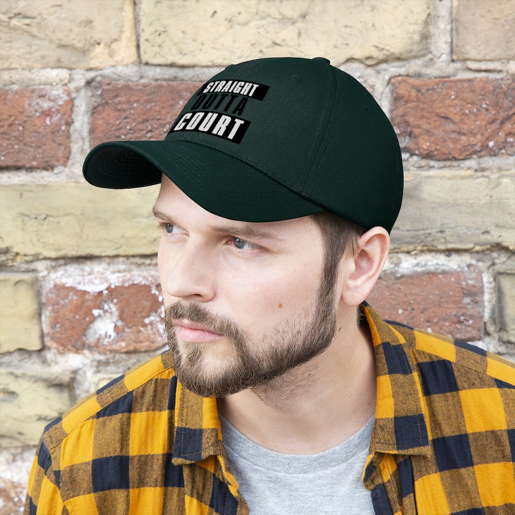 Straight Outta Court Unisex Twill Hat