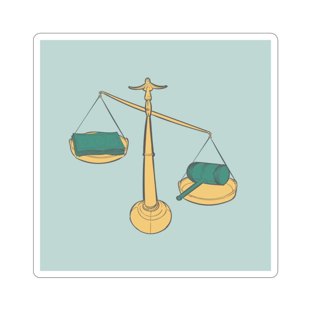 Justice Cut Stickers