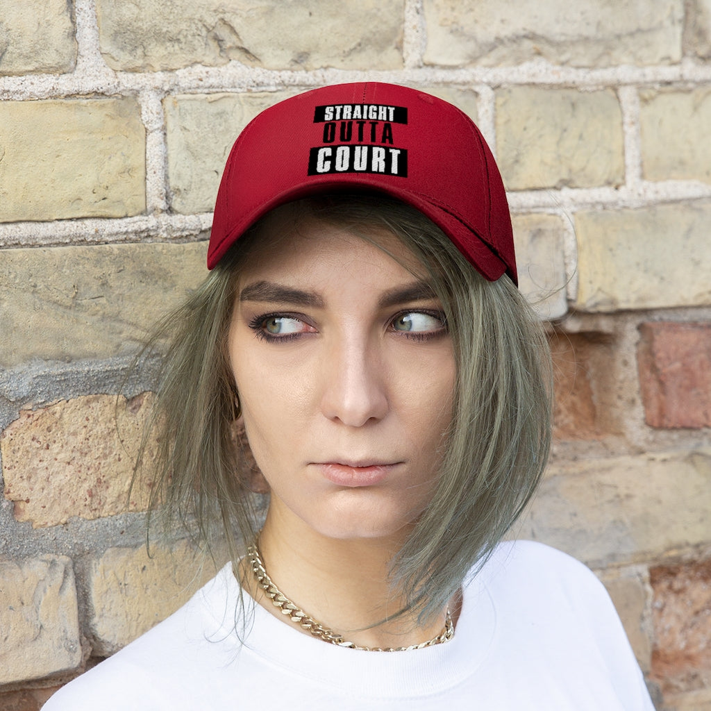 Straight Outta Court Unisex Twill Hat