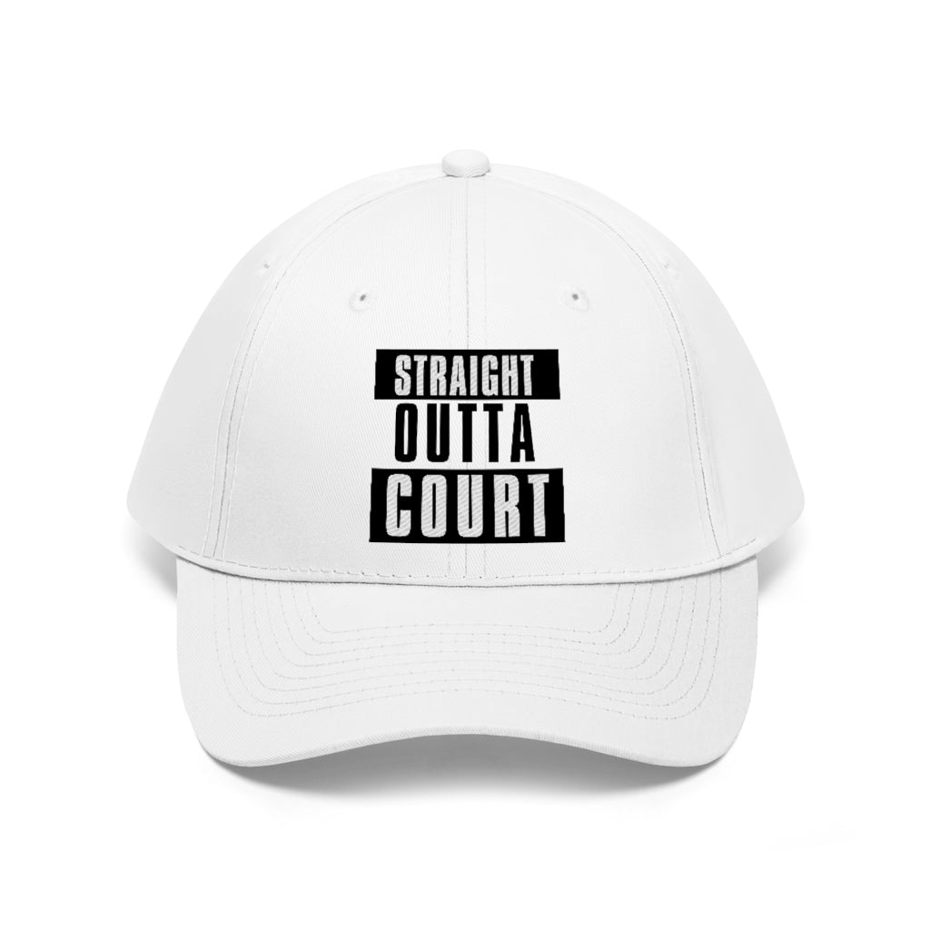 Straight Outta Court Unisex Twill Hat