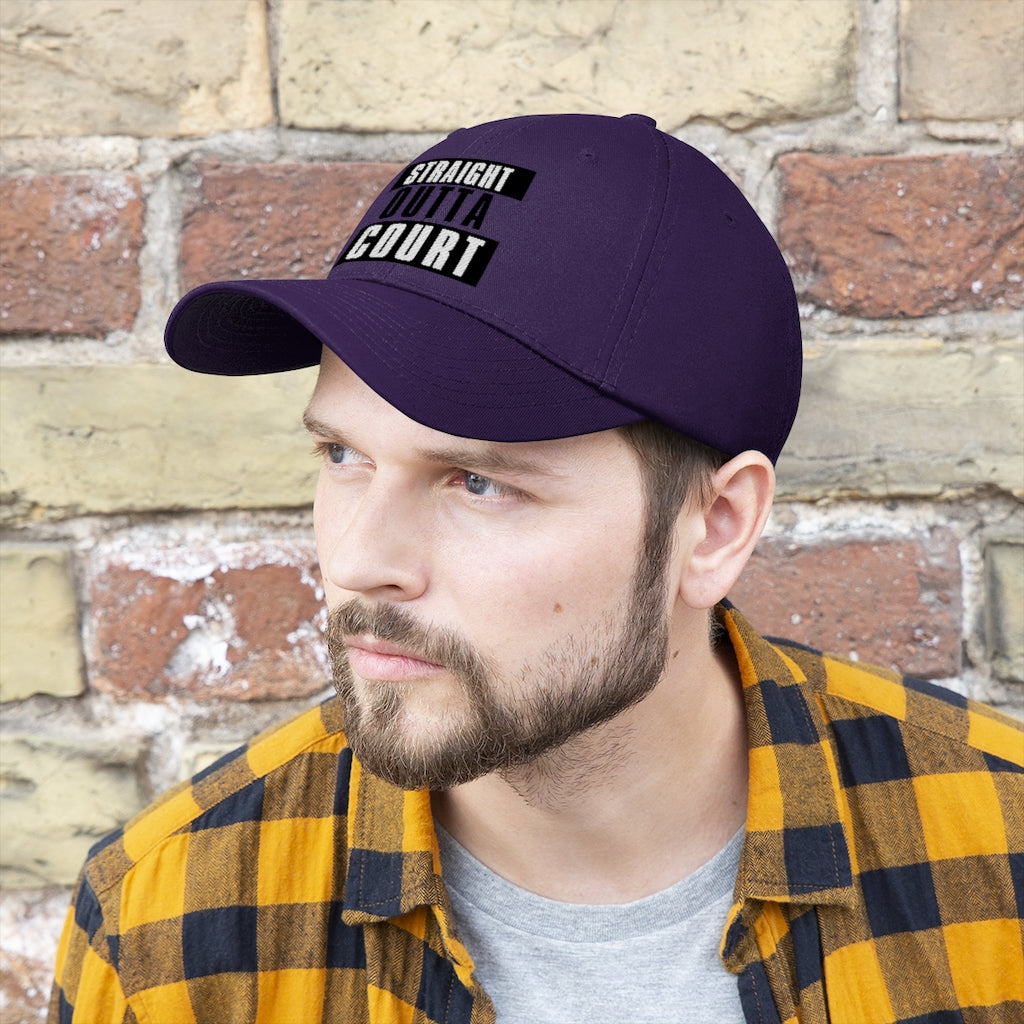 Straight Outta Court Unisex Twill Hat