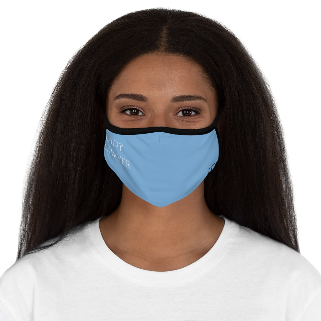 Lady Lawyer Fitted Polyester Face Mask