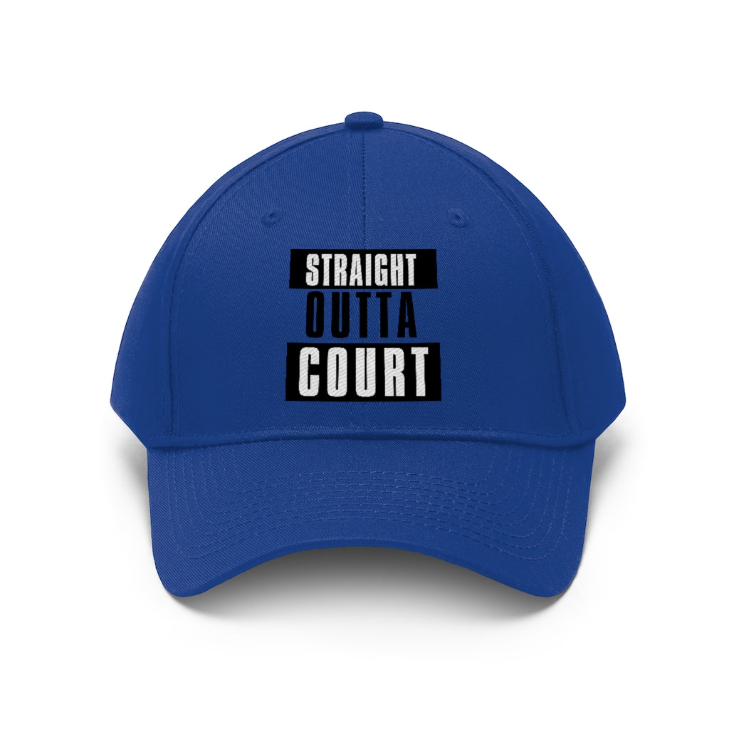 Straight Outta Court Unisex Twill Hat