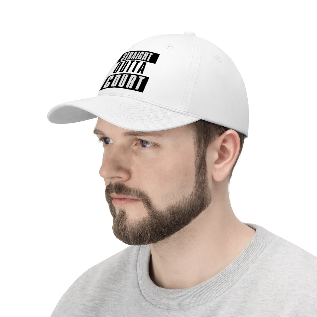 Straight Outta Court Unisex Twill Hat