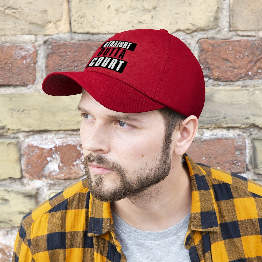 Straight Outta Court Unisex Twill Hat
