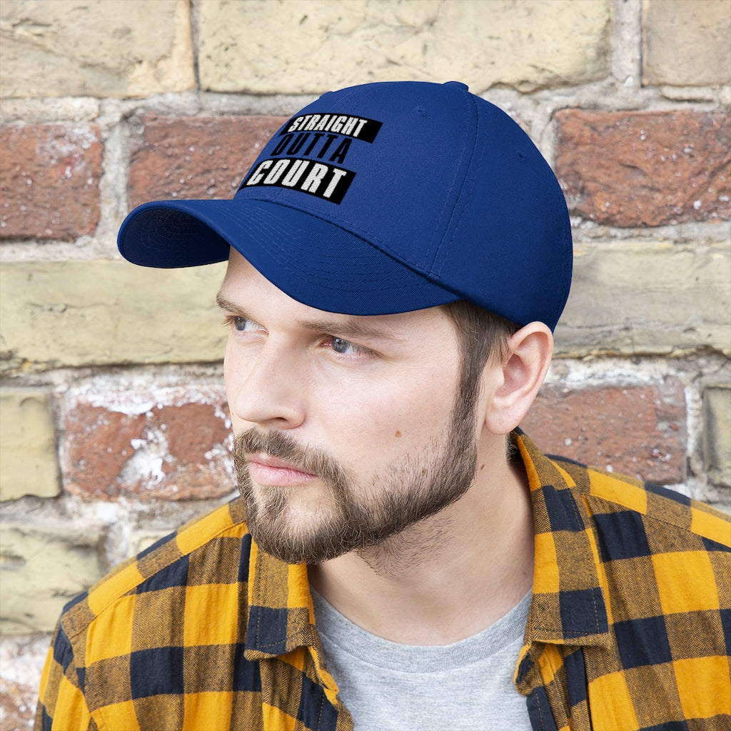 Straight Outta Court Unisex Twill Hat