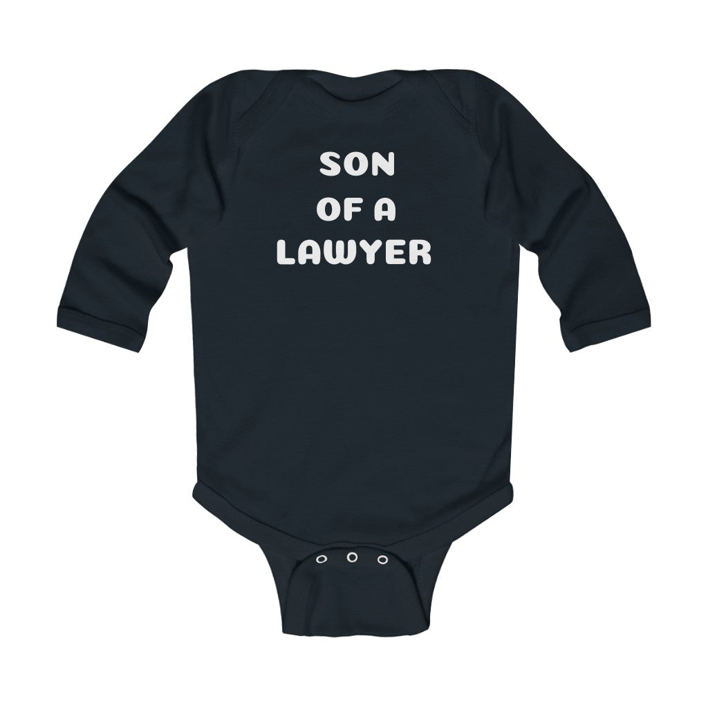 Son Of A Lawyer Infant Long Sleeve Bodysuit