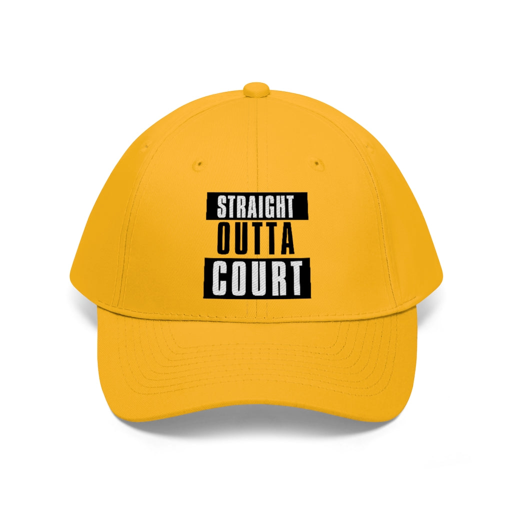 Straight Outta Court Unisex Twill Hat