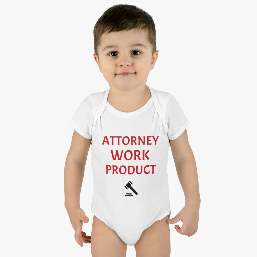 Attorney Work Product Infant Baby Rib Bodysuit