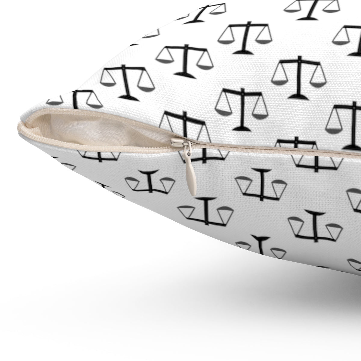 Scales of Justice Spun Polyester Pillow - The Legal Boutique