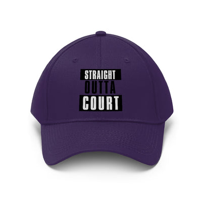 Straight Outta Court Unisex Twill Hat