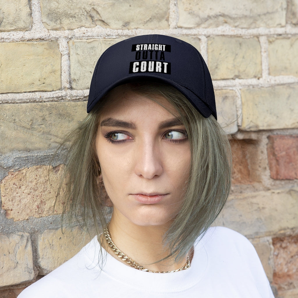 Straight Outta Court Unisex Twill Hat