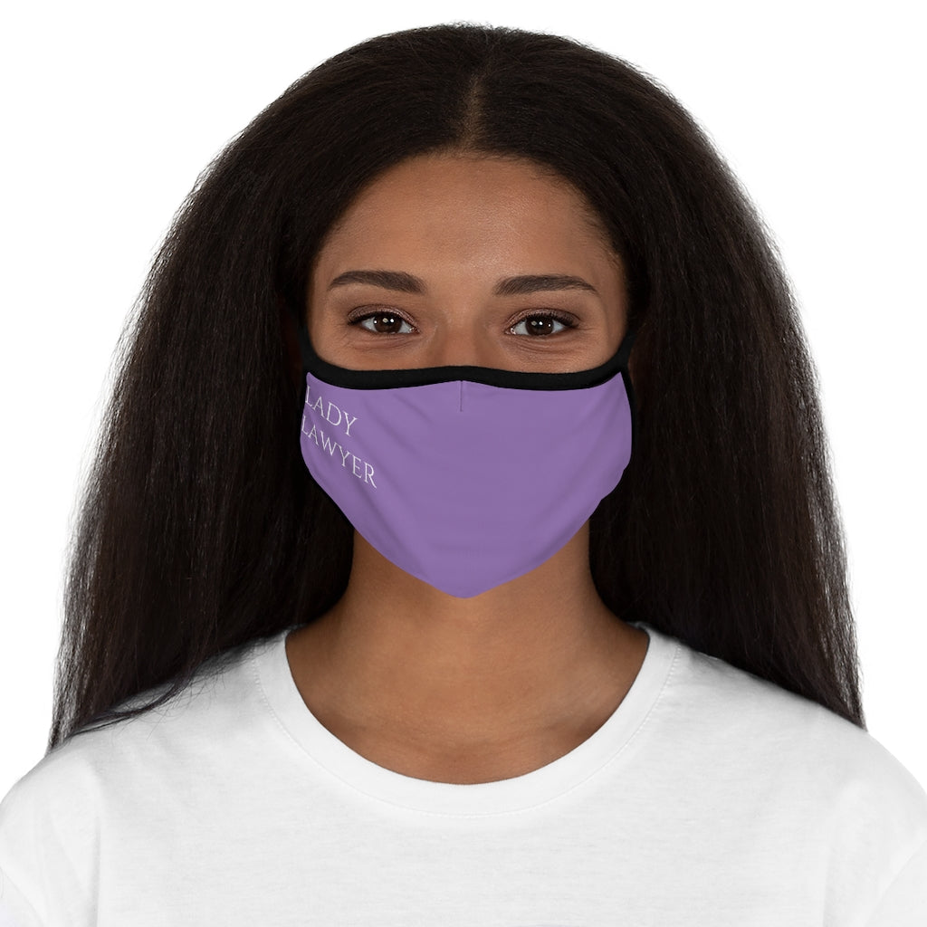 Lady Lawyer Fitted Polyester Face Mask