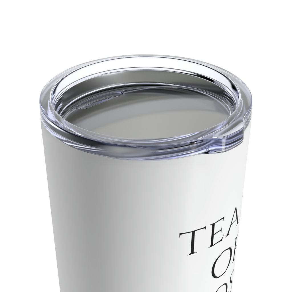 Tears of Opposing Counsel White Tumbler 20oz