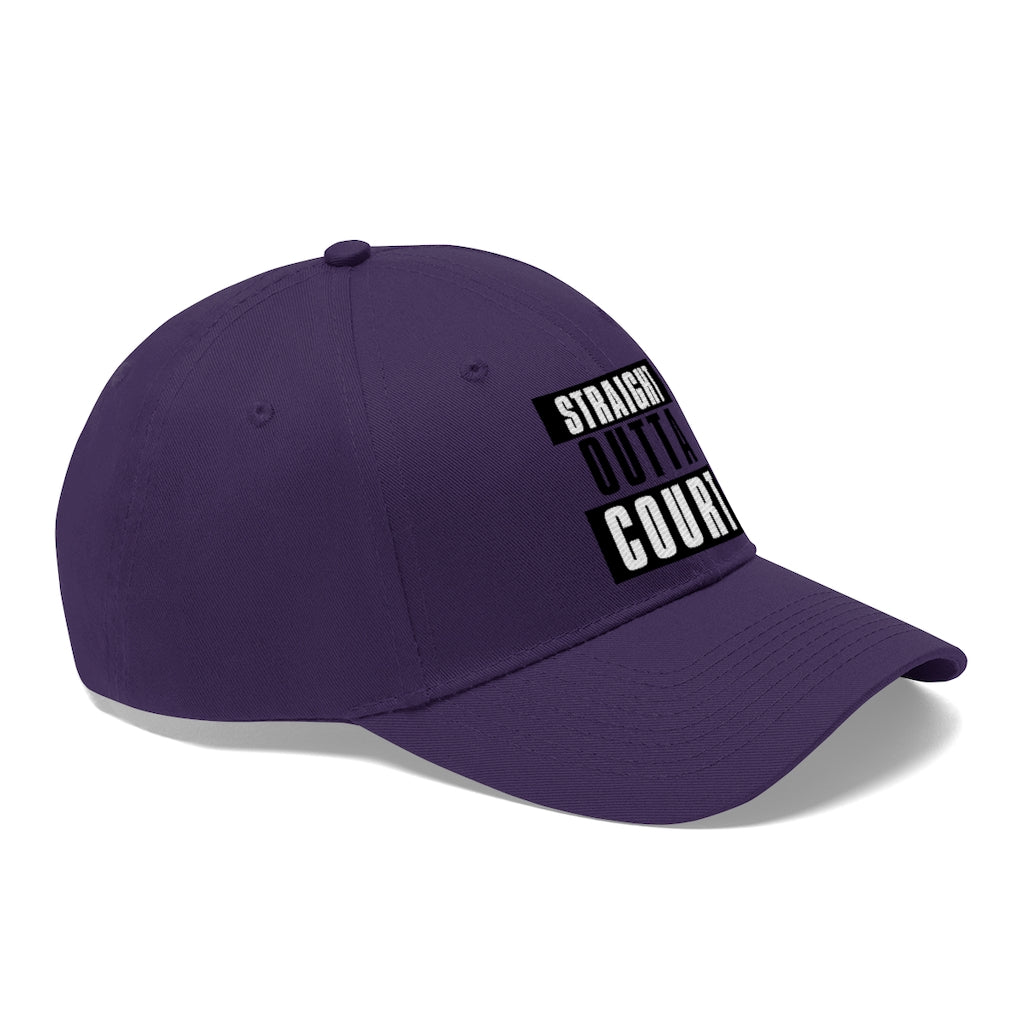 Straight Outta Court Unisex Twill Hat