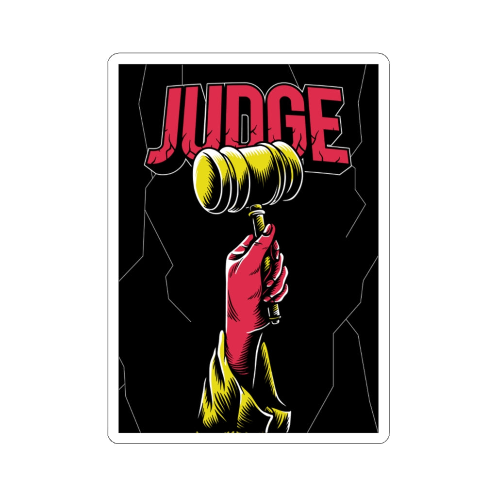 Judge Kiss-Cut Stickers