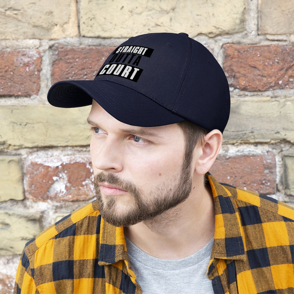 Straight Outta Court Unisex Twill Hat