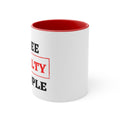 I SEE GUILTY PEOPLE Accent Coffee Mug, 11oz