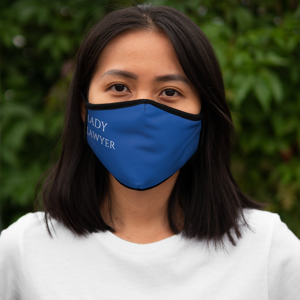 Lady Lawyer Fitted Polyester Face Mask.