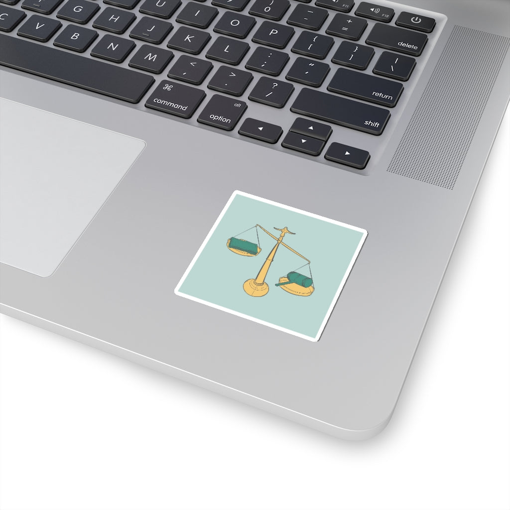 Justice Cut Stickers