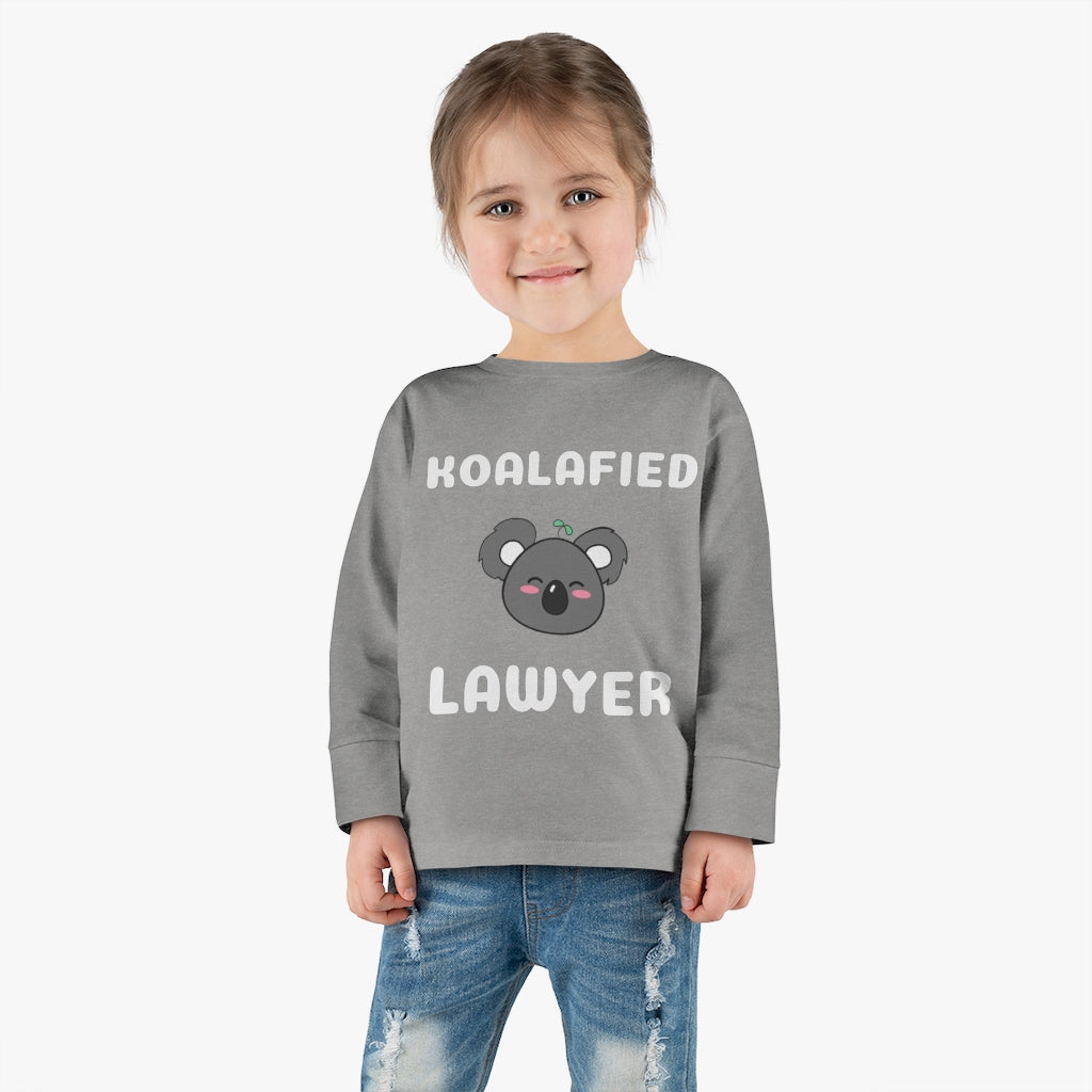 Koalafied Lawyer Toddler Long Sleeve Tee