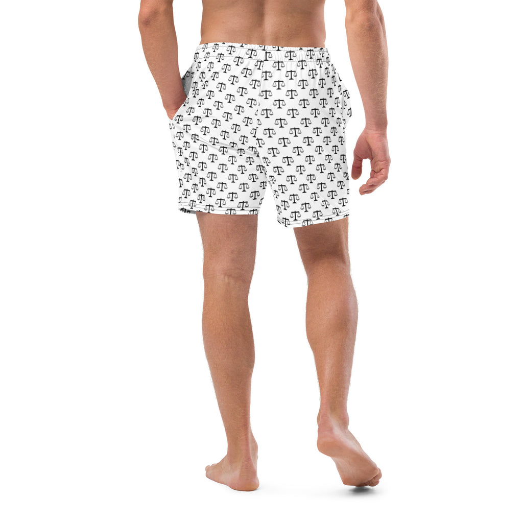 Scales of Justice Men's swim trunks