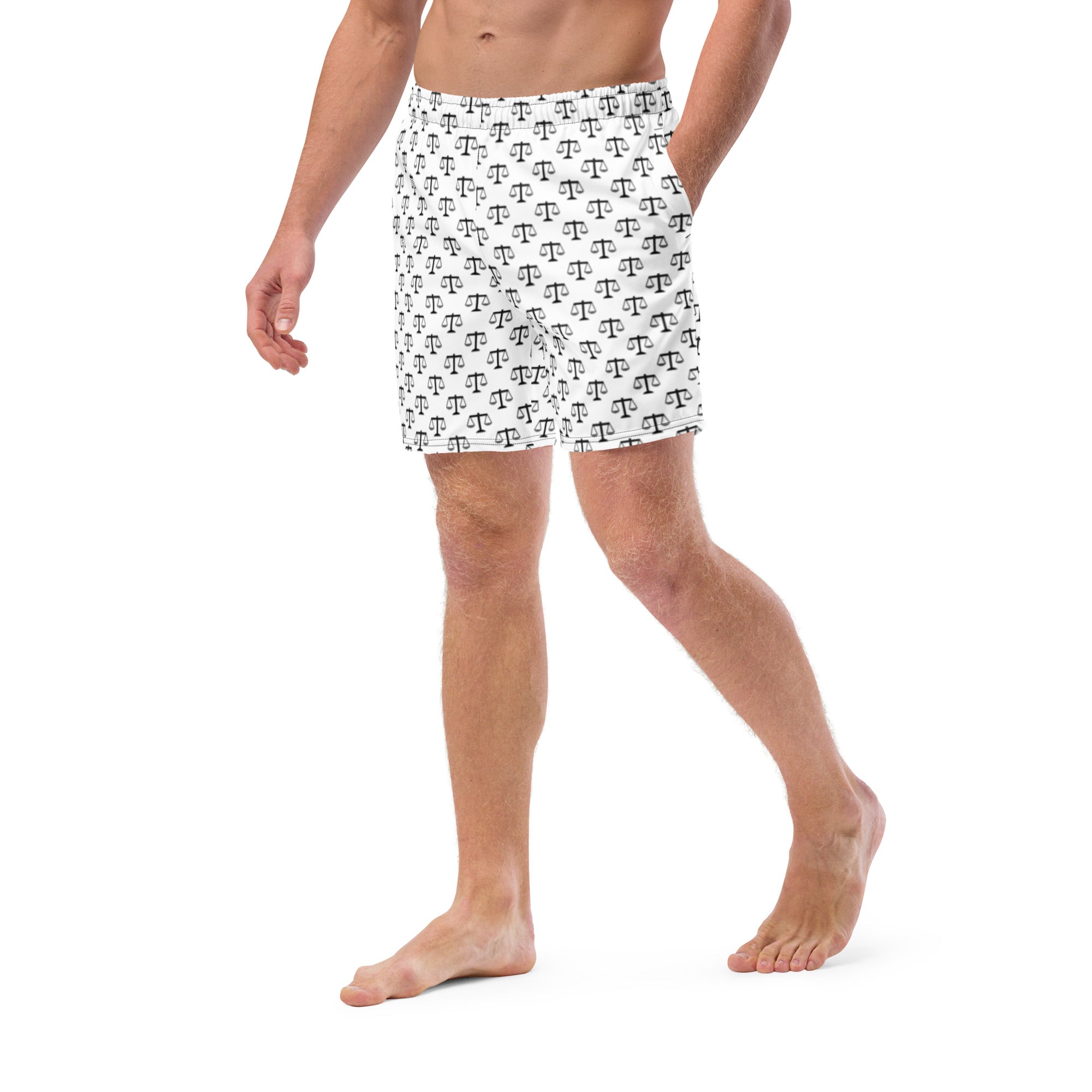 Scales of Justice Men's swim trunks