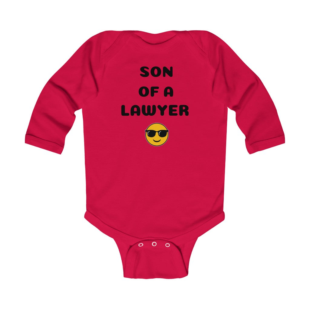 Son Of A Lawyer Infant Long Sleeve Bodysuit