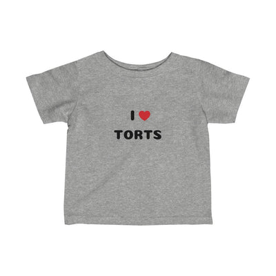 I Love Torts Infant Fine Jersey Tee