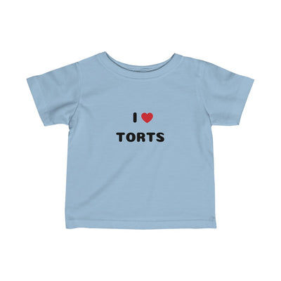 I Love Torts Infant Fine Jersey Tee