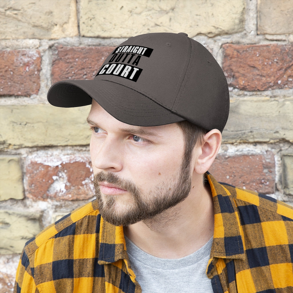 Straight Outta Court Unisex Twill Hat