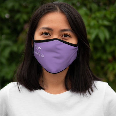 Lady Lawyer Fitted Polyester Face Mask