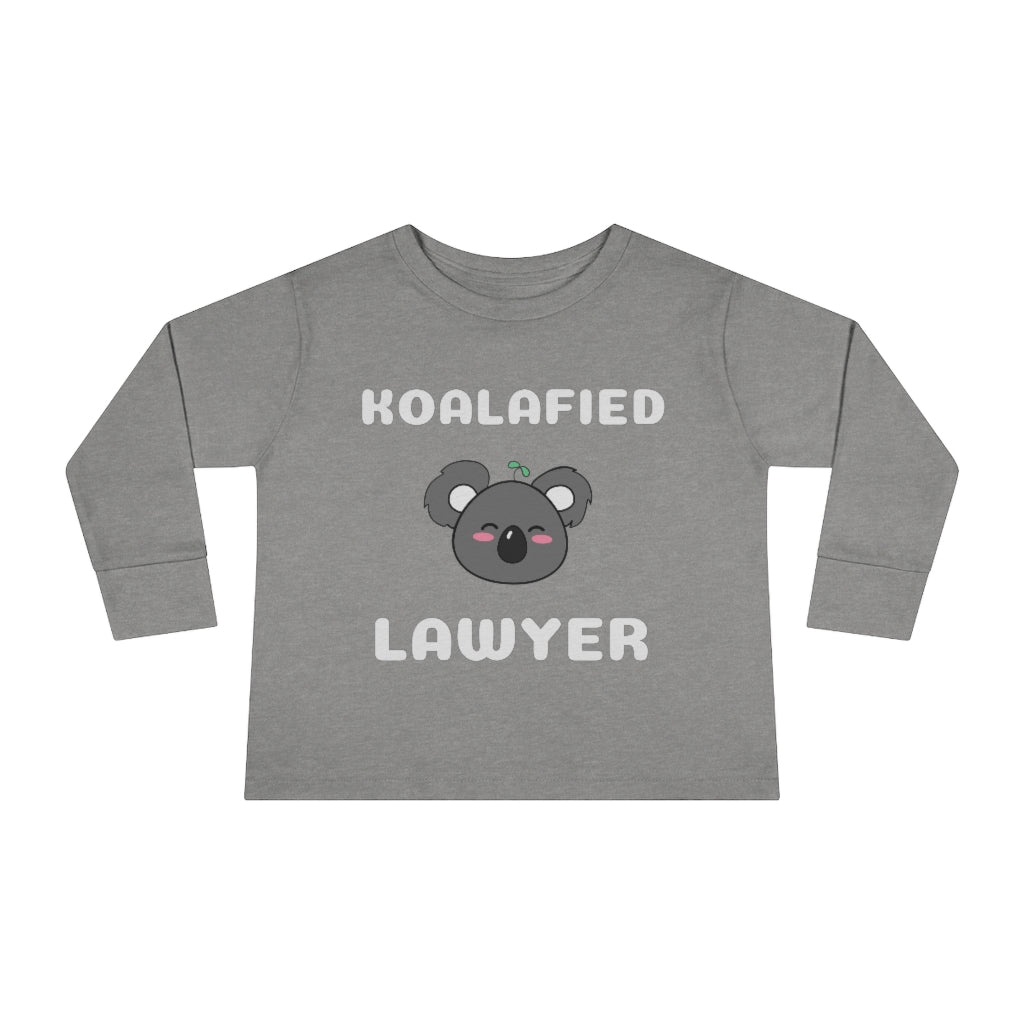 Koalafied Lawyer Toddler Long Sleeve Tee
