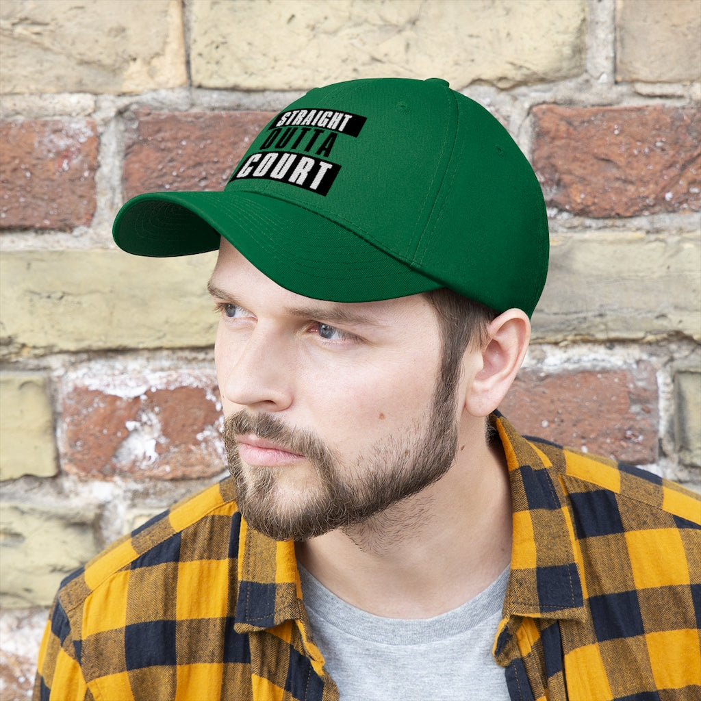 Straight Outta Court Unisex Twill Hat