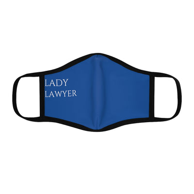 Lady Lawyer Fitted Polyester Face Mask.