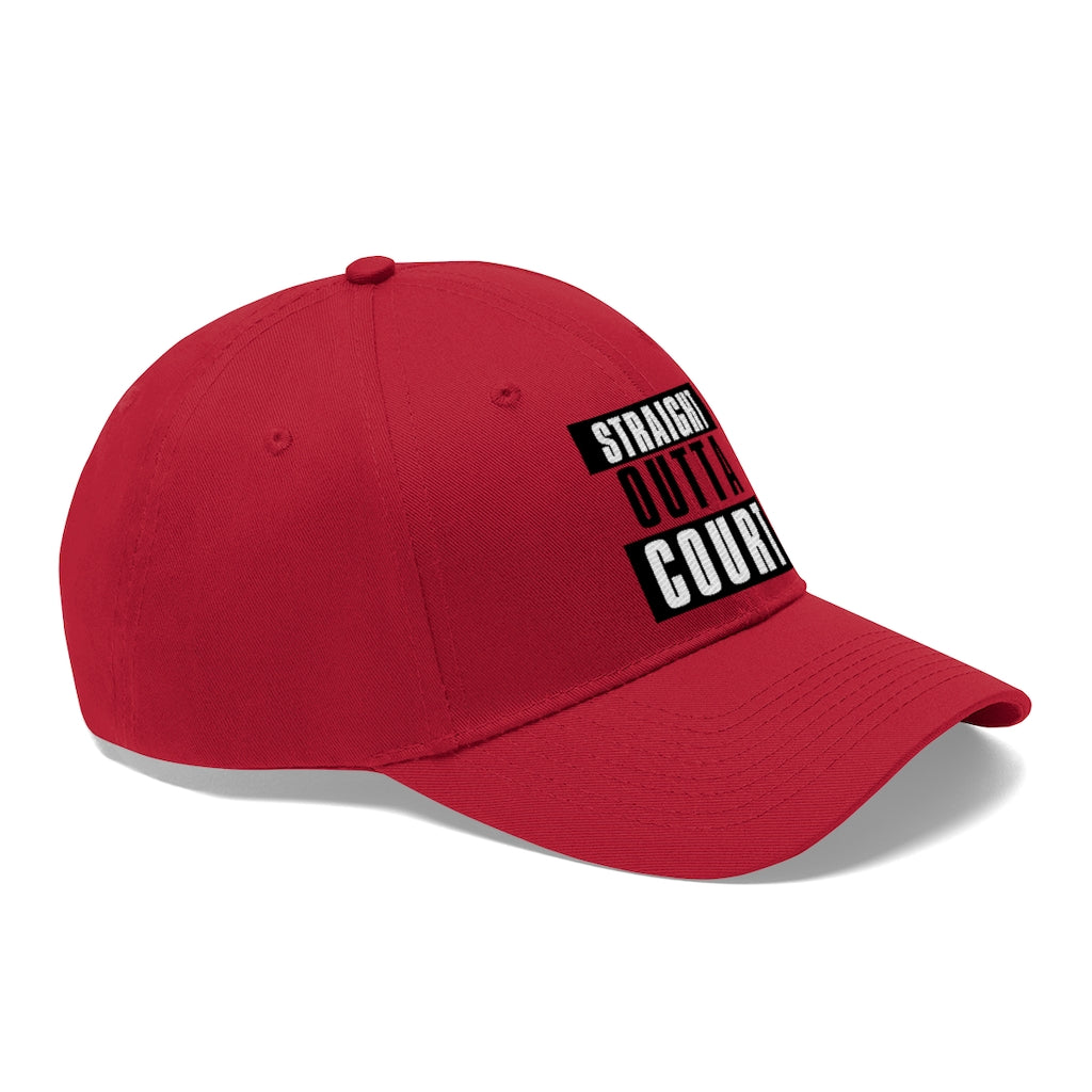 Straight Outta Court Unisex Twill Hat