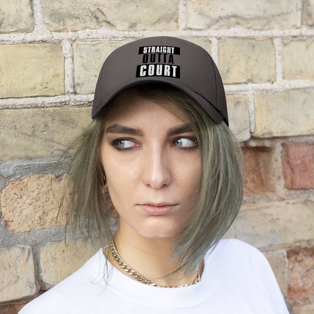 Straight Outta Court Unisex Twill Hat