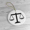 Attorney Christmas Ornament - Scales of Justice - The Legal Boutique