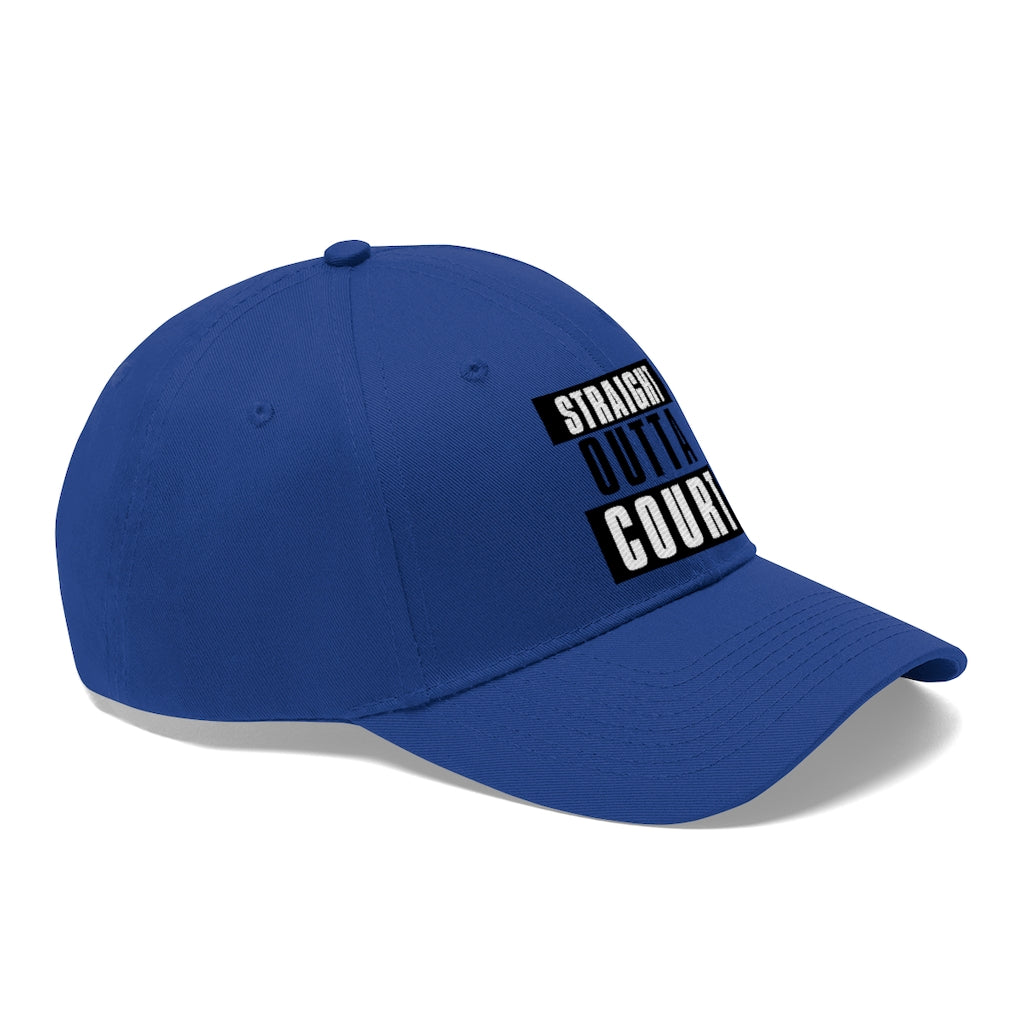 Straight Outta Court Unisex Twill Hat