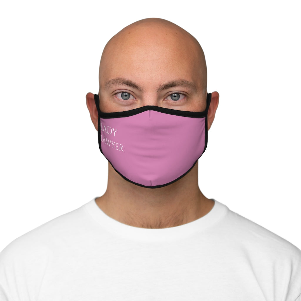 Lady Lawyer Fitted Polyester Face Mask