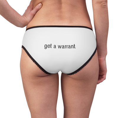 Get a Warrant - Female Lawyer Underwear - The Legal Boutique
