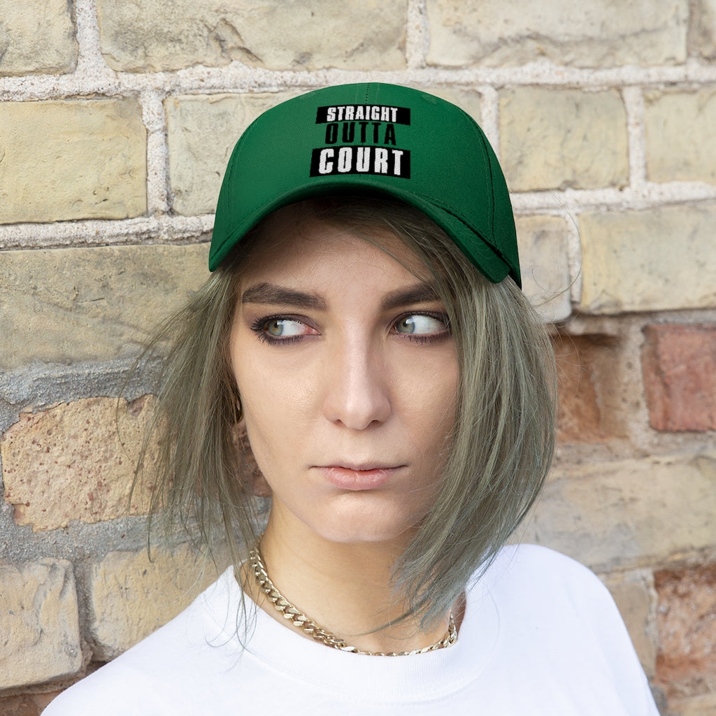 Straight Outta Court Unisex Twill Hat