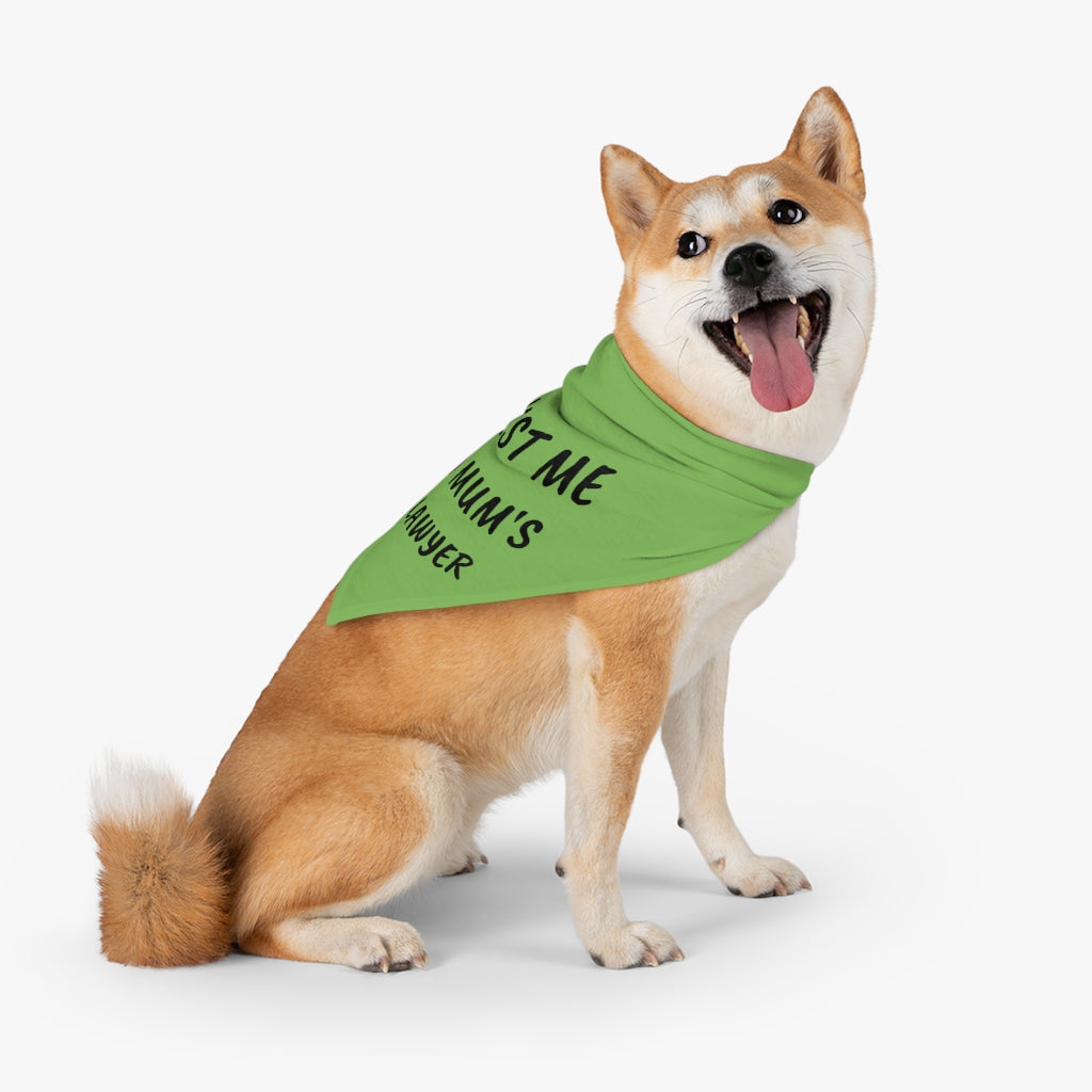 Trust Me My Mum's A Lawyer Pet Bandana