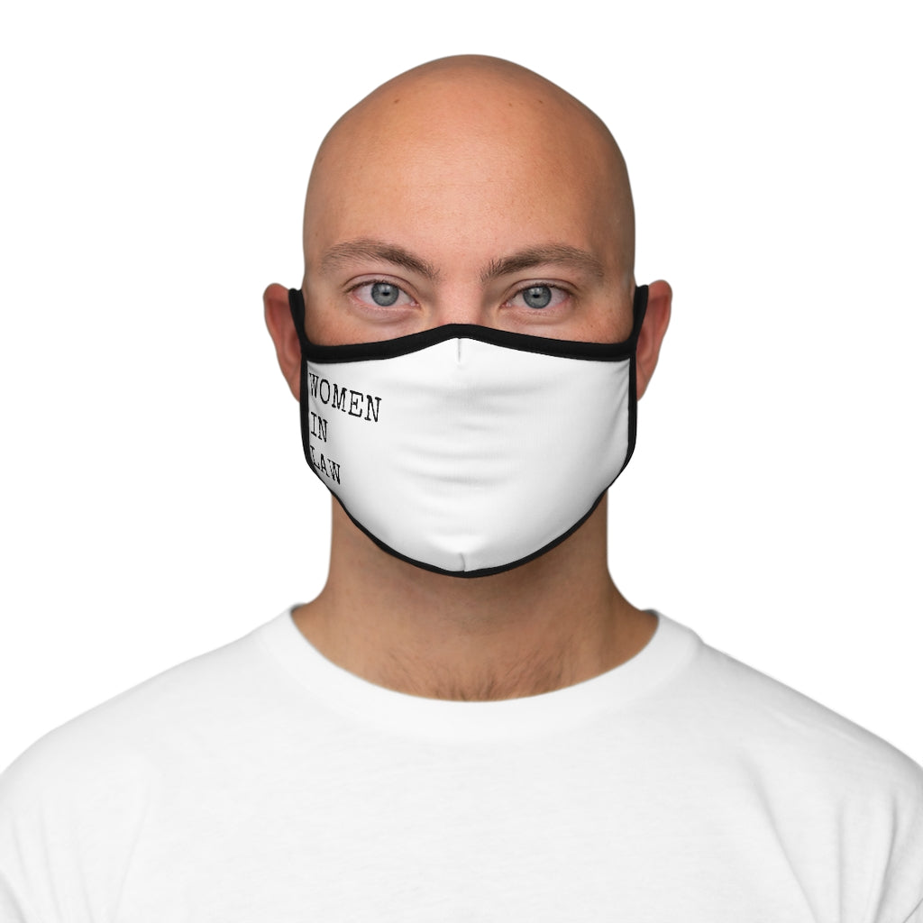 Women In Law Fitted Polyester Face Mask