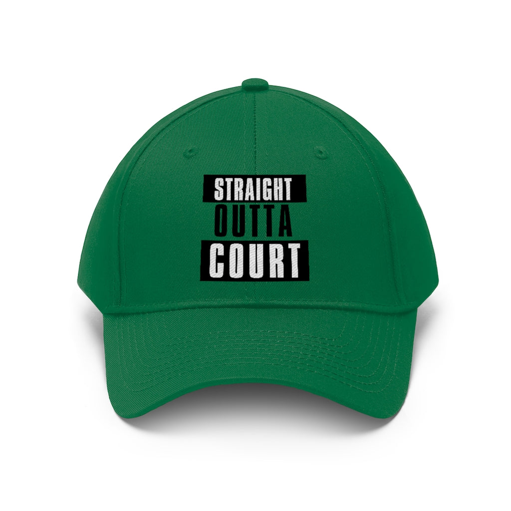Straight Outta Court Unisex Twill Hat