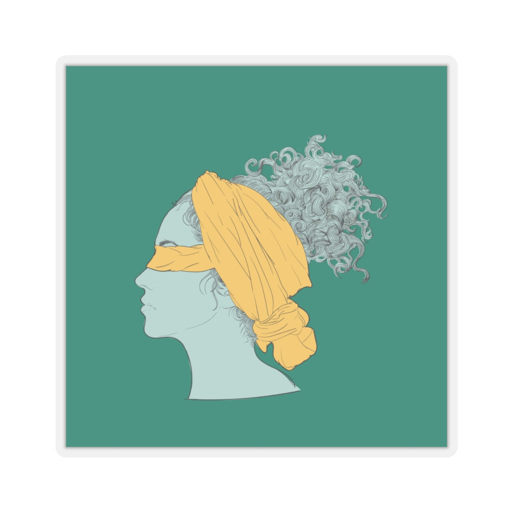 Lady Justice Cut Stickers
